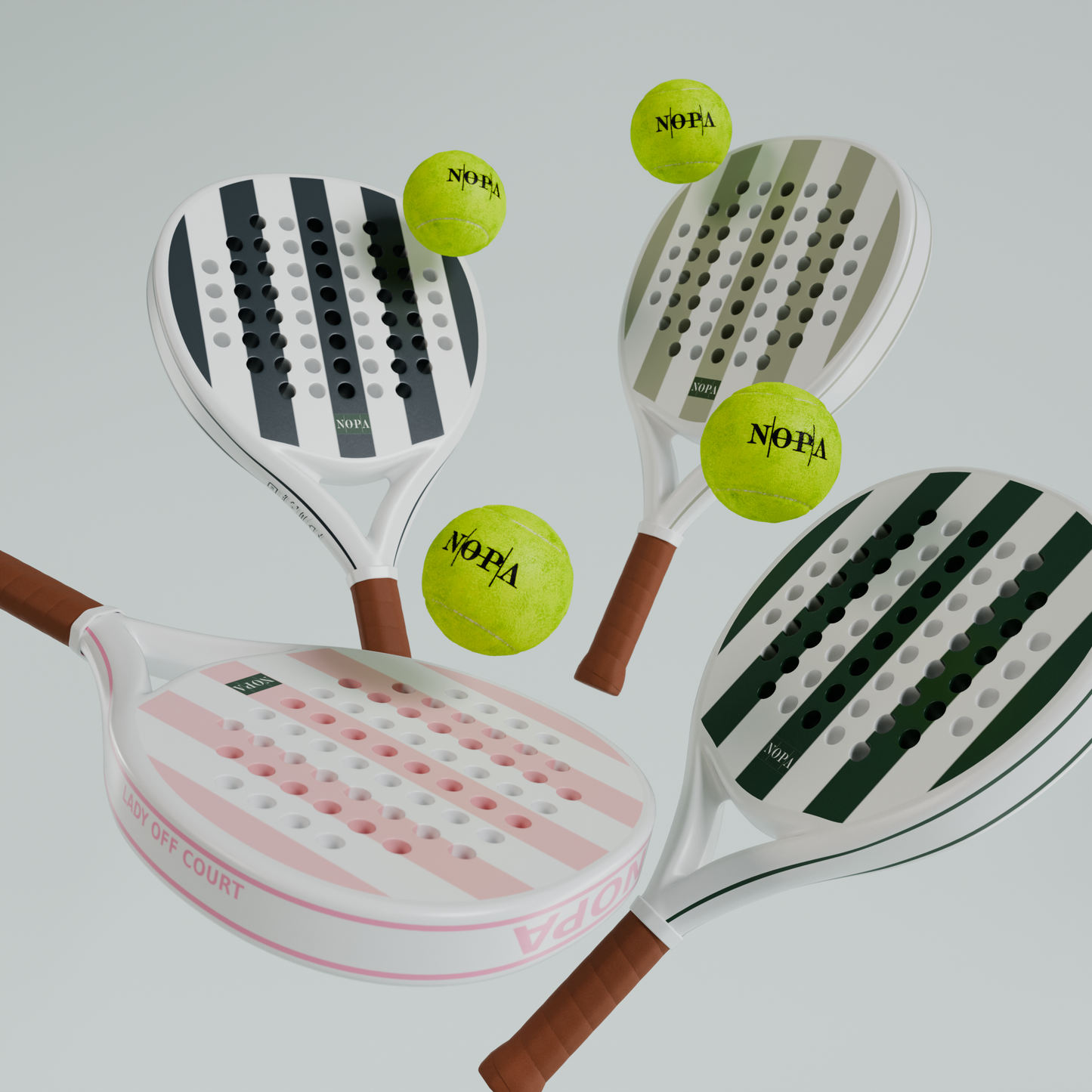 NOPA Performance Padel Balls box with complete product labelling.