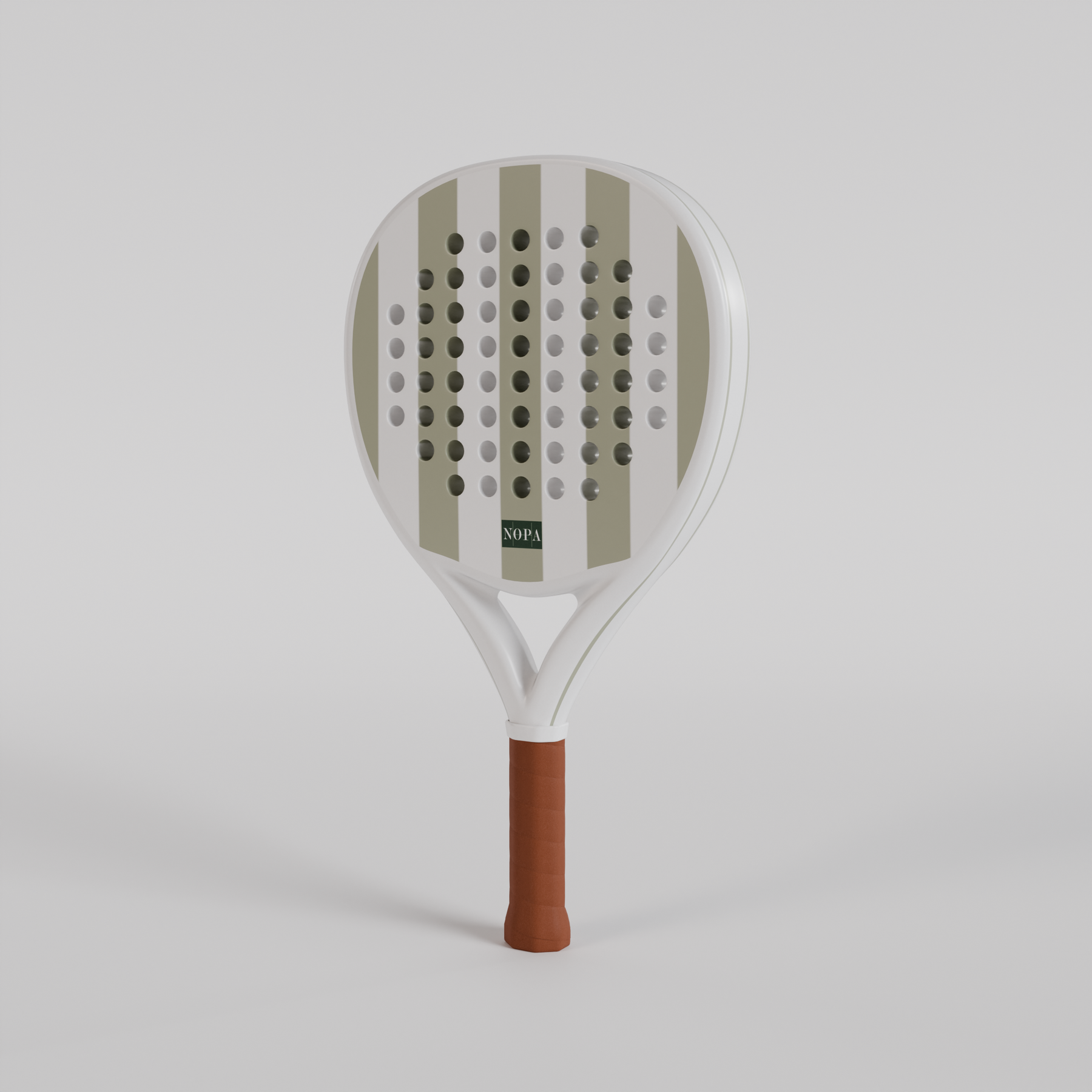 NOPA Classics BOHO padel racquet with earth-tone 1K carbon frame.