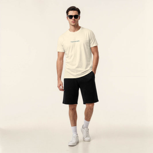 Casual off white NOPA T-shirt "Tropical Padel'
