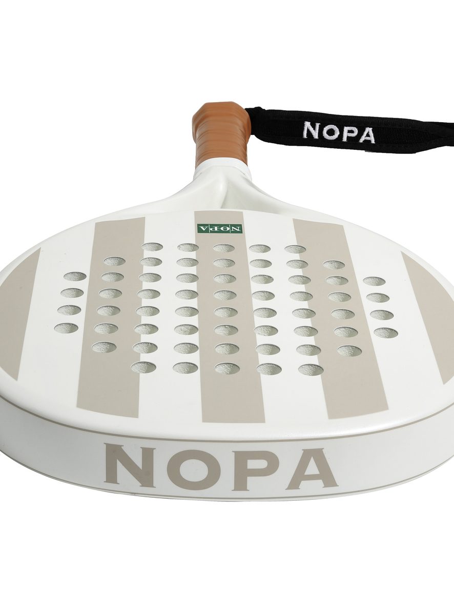 NOPA Classics BOHO padel racket angle view