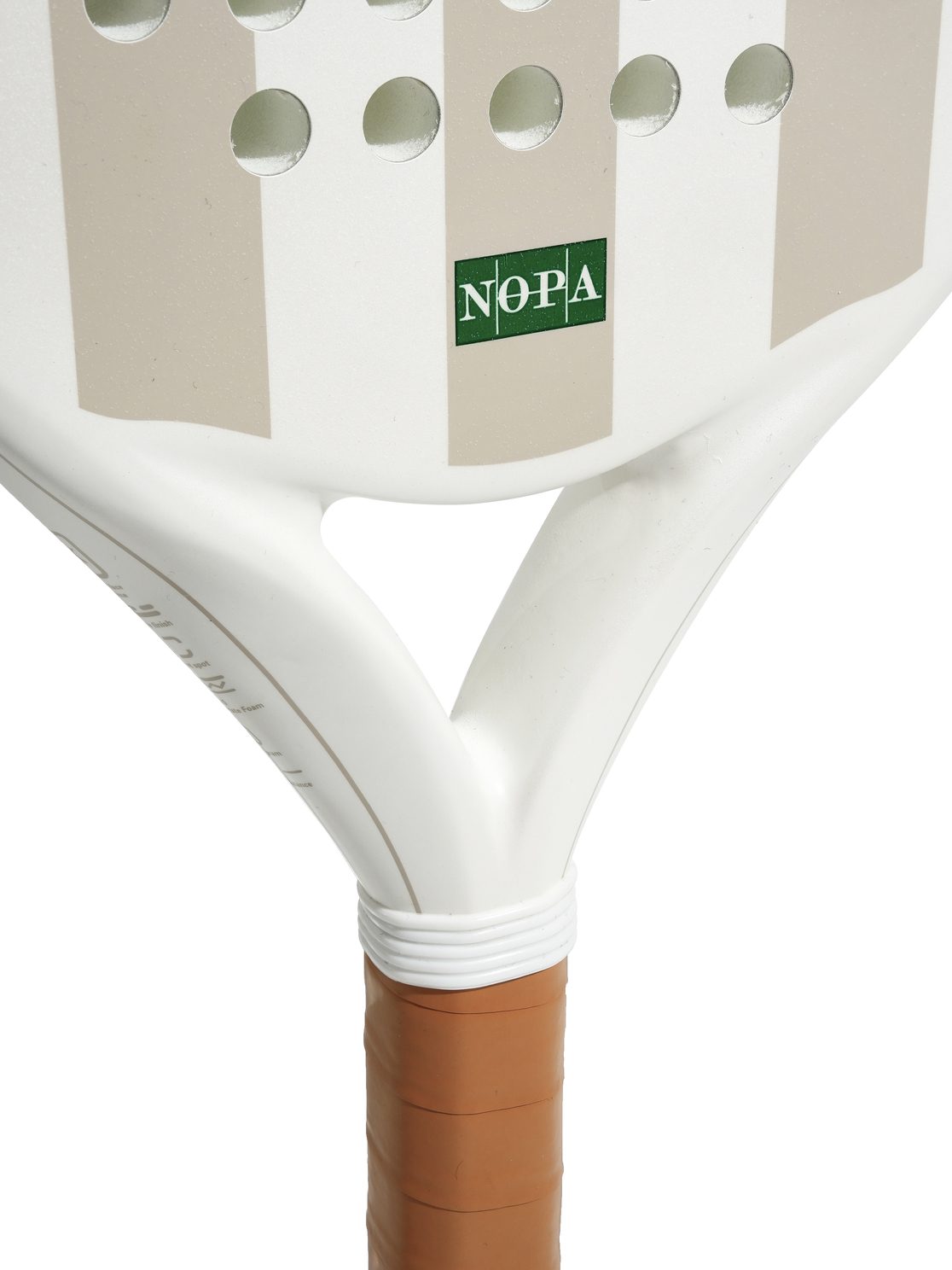 NOPA Classics BOHO padel racket frame detail