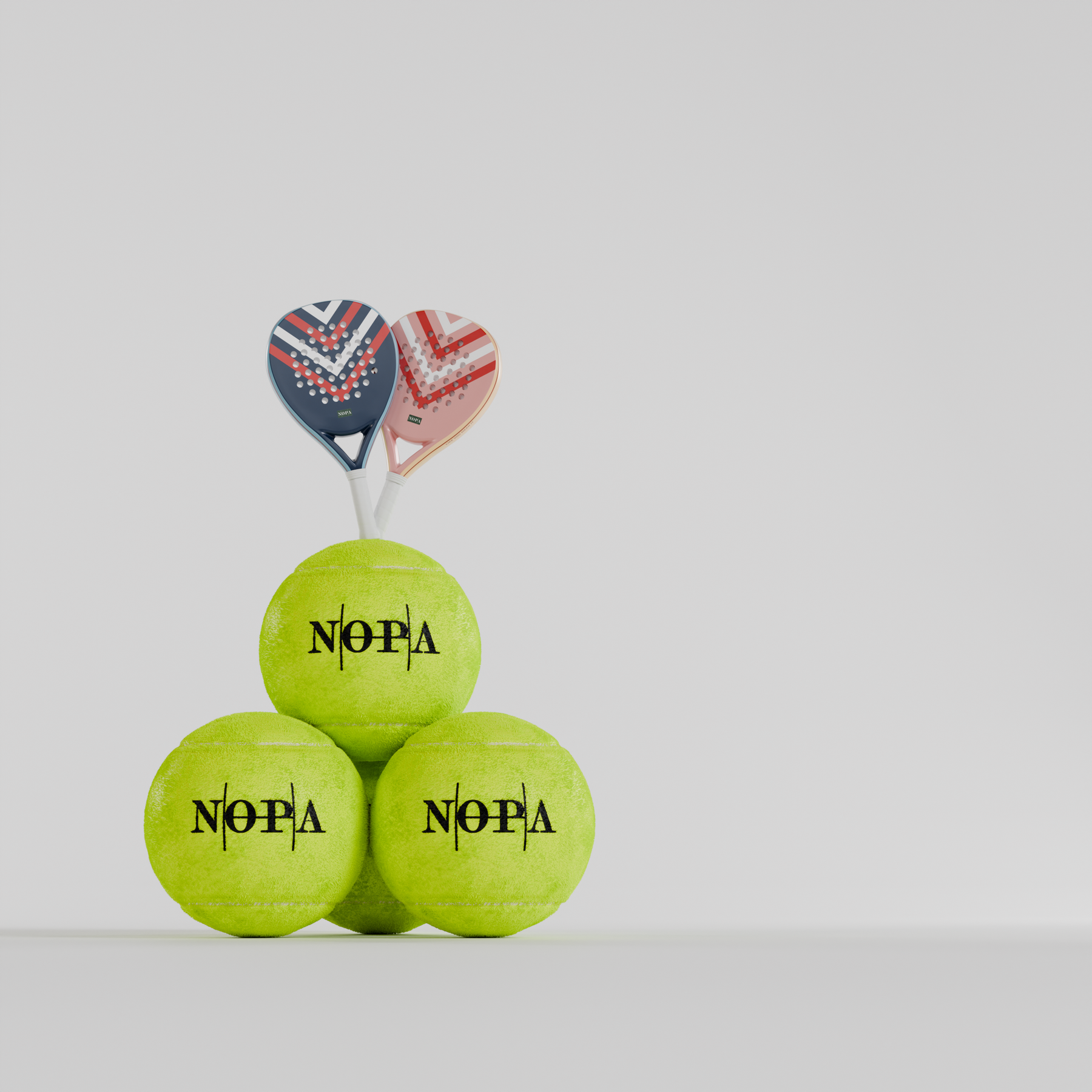 NOPA Young Heritage Petit Rose padel racquet in branded packaging.
