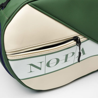 NOPA padel bag outside zipper detail