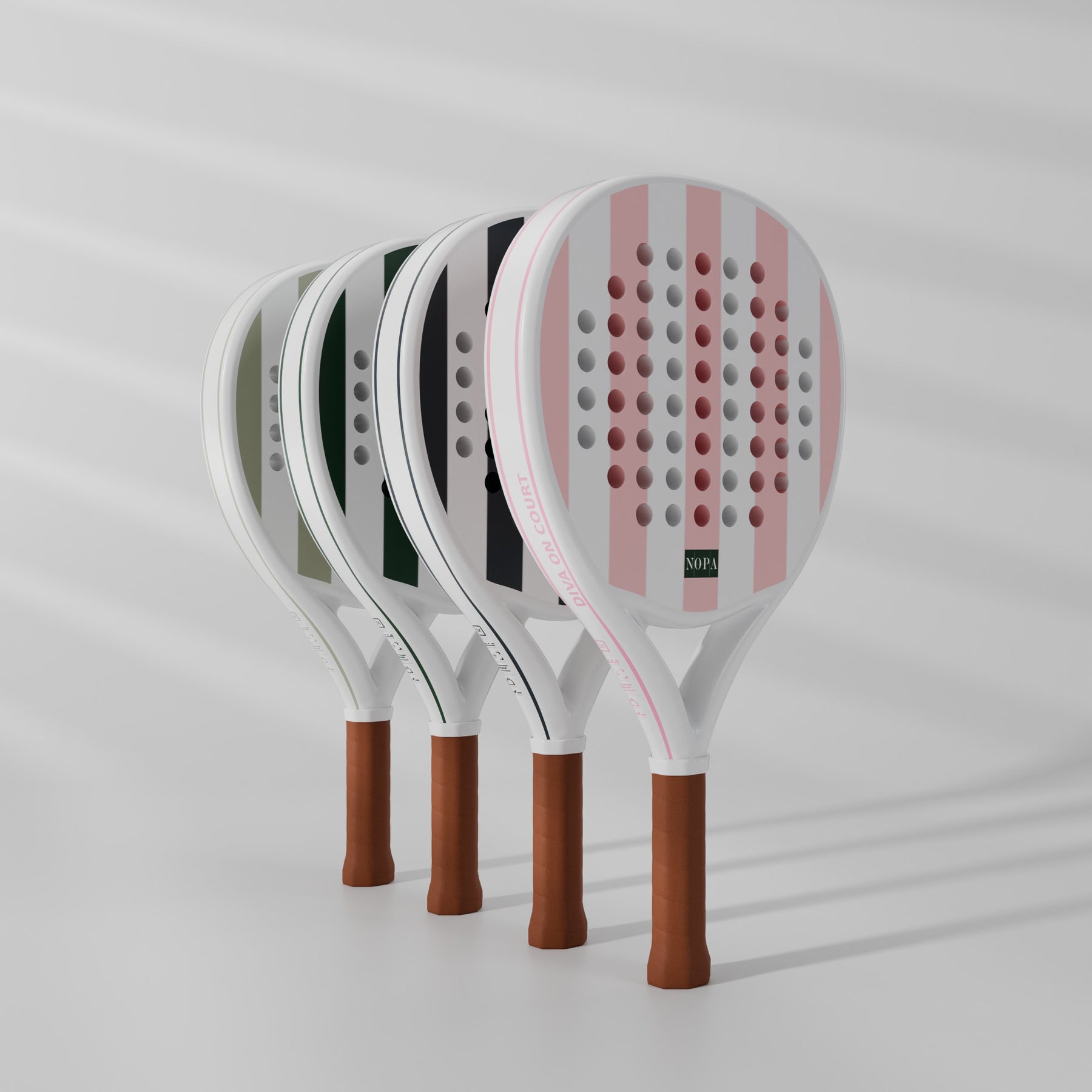 NOPA Classics The Lady padel racquet in box.